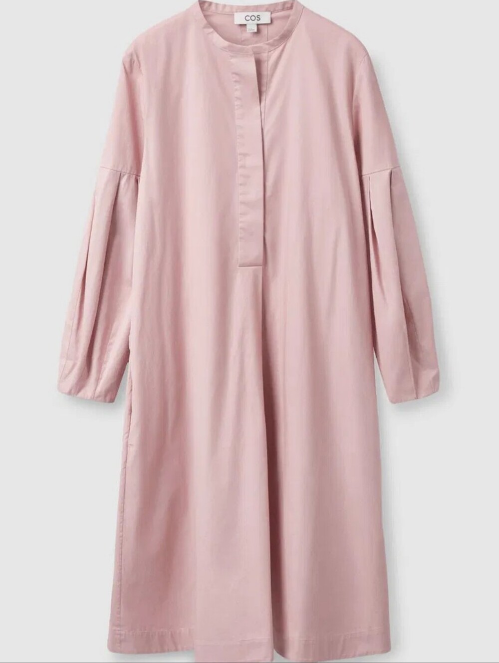 COS PLEATED SHIRT DRESS - Picture 7 of 10